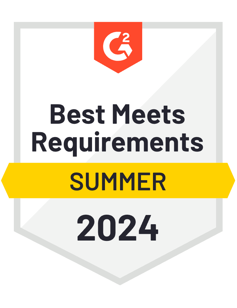 G2 badge SalesPlanning BestMeetsRequirements